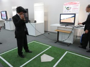 VR体験でスポーツトレーニング