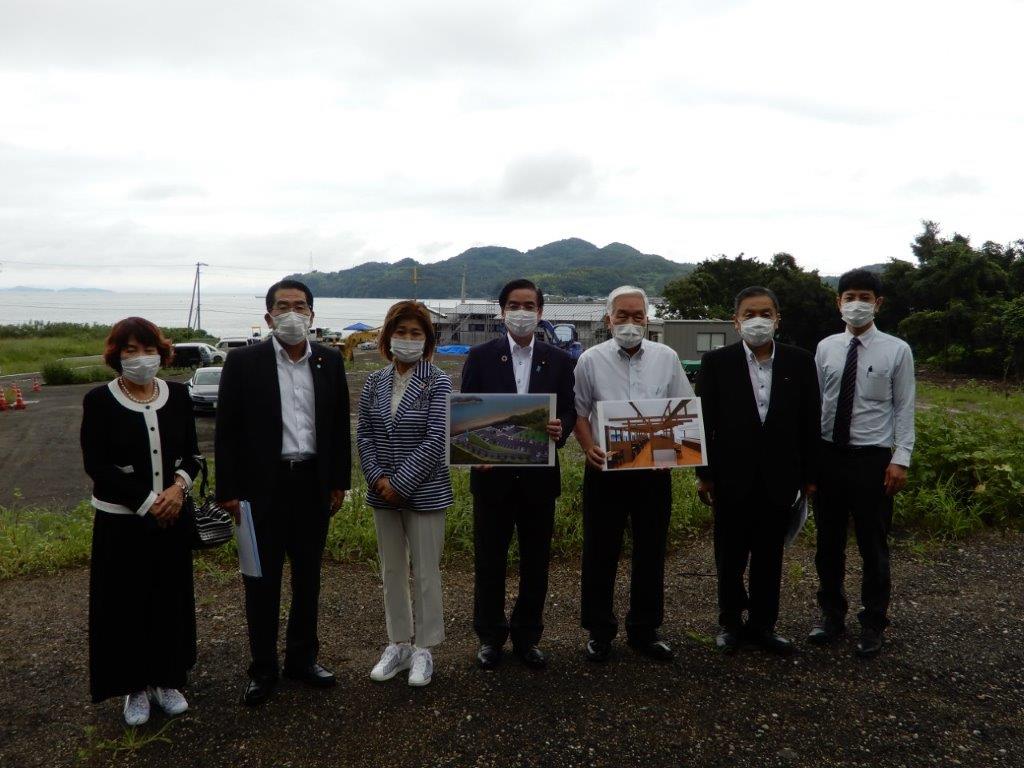 生涯現役の村 創造事業 ダイバーシティ版ccrcはまくる構想 予定地視察 愛媛県新居浜市 参議院議員 山本ひろし 公明党参議院 比例区